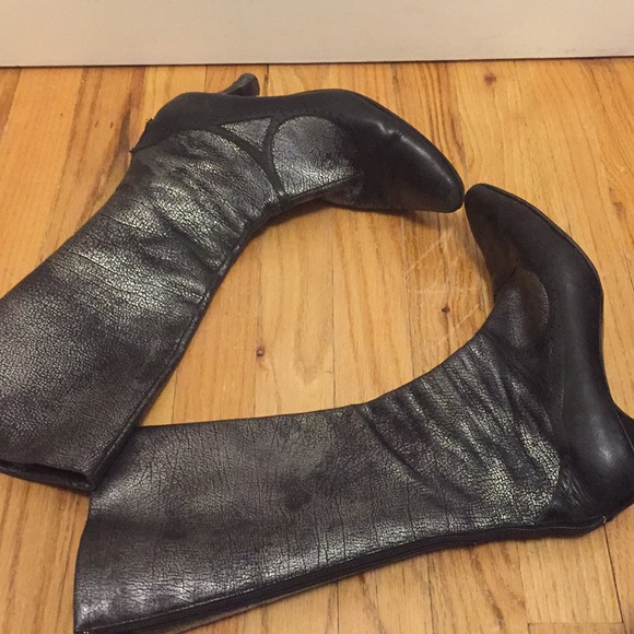 Black Mary Jane Boots - Picture 3 of 5